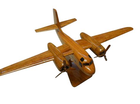 e2 mahogany wood desktop airplane model tesaut models