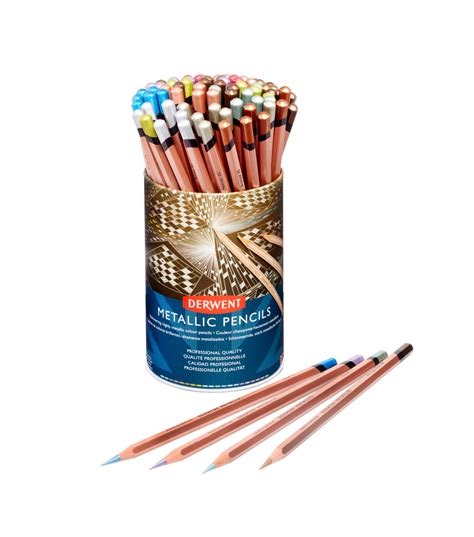 Derwent Metallic Pencil Tub 72 Pencils Joann
