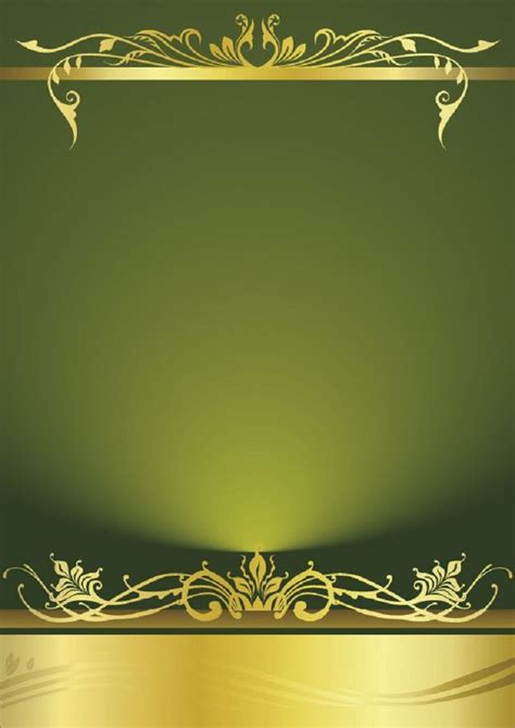 green birthday invitation card layout poster background design
