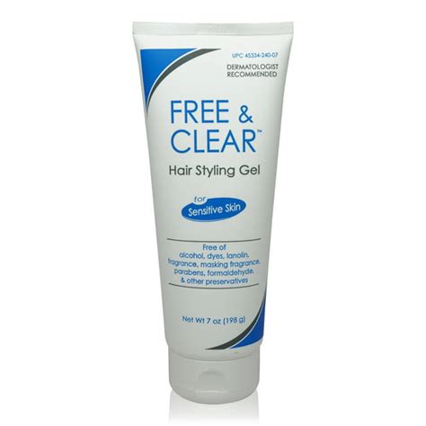 Free And Clear Hair Styling Gel 7 Oz