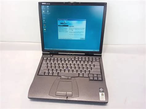 Vintage Dell Latitude Cpx Legacy Windows 98 Laptop Parallel Serial Piii