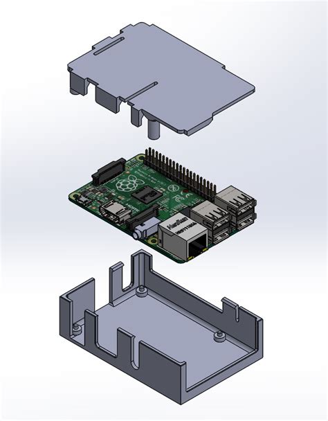 Raspberry pi as a 3d printer controller: 3D Printed Raspberry Pi Case + Camera Case + Server ...