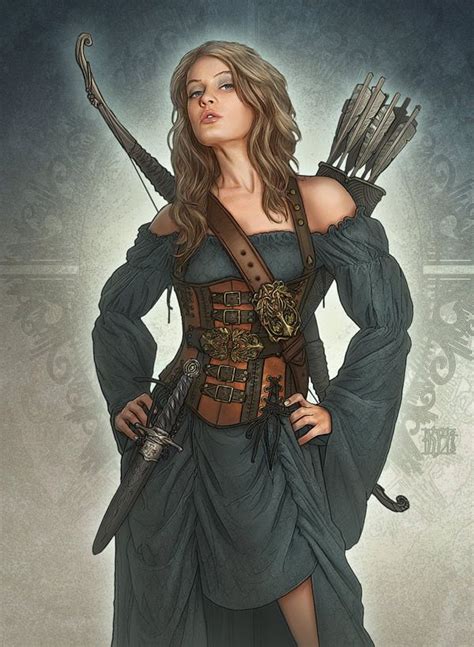 Badass Illustrations By Kerem Beyit Warrior Woman Character