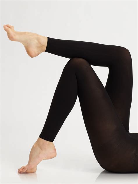 Commando Ultimate Opaque Matte Footless Tights In Black Lyst