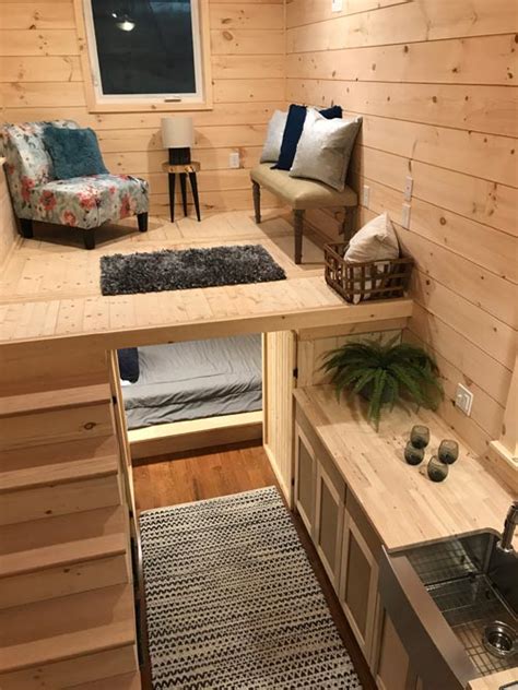 22 Sweet Dream Reverse Loft Tiny House On Wheels By Incredible Tiny