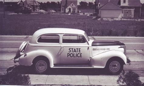 Early Nysp Vehicle Police Cars State Police Old Police Cars