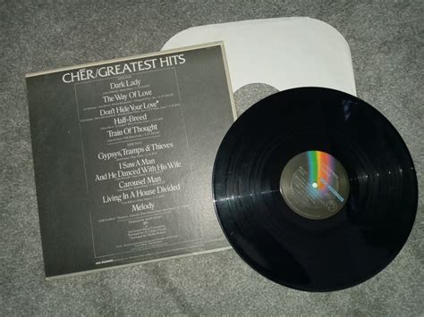 Cher Greatest Hits Rare 1974 MCA Records Original Press Vinyl LP Half