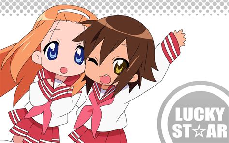 Anime Anime Girls Lucky Star Kusakabe Misao Minegishi Ayano Wallpaper Resolution1920x1200