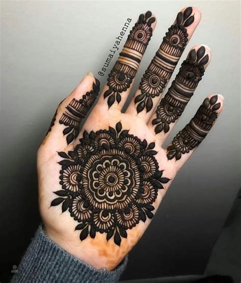 Bridal Mehndi Front Hand Stylish Latest Mehndi Design Moslem Selected