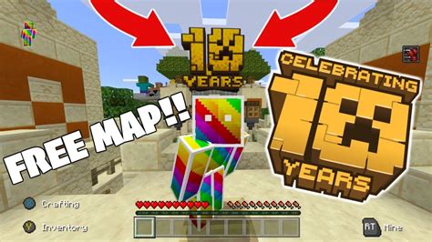 Ten years of being endlessly excited to see what you come up with next. Minecraft 10 Year Anniversary FREE MAP *Map Tour* - YouTube