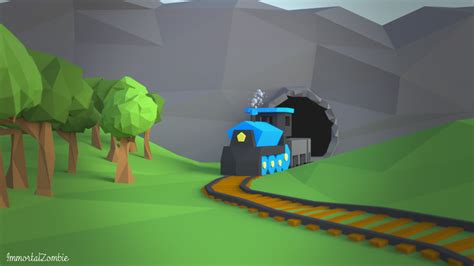 Low Poly Train Animation Works In Progress Blender Artists Community