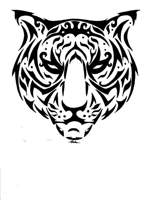 Details about tiger head tribal tattoo art car wall laptop bike window vinyl sticker decal photo must be provided. Free RQ Catty : Tiger tribal by vlindertje235 on ...