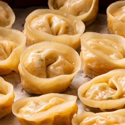 The simple dumpling dough recipe is similar to a biscuit, but the batter is dropped directly into a hot liquid instead of rolled, cut out. Spicy Korean Pork Dumplings - Marion's Kitchen