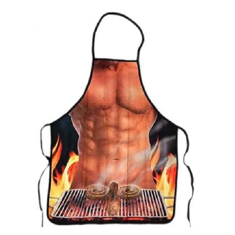 NOCM Cooking Apron Sexy Man Nude Barbecue Humor Cooking Naughty Apron