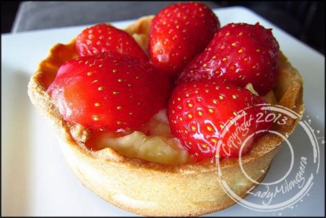 Recette tarte aux fraises crème pâtissière au basilic de cyril lignac