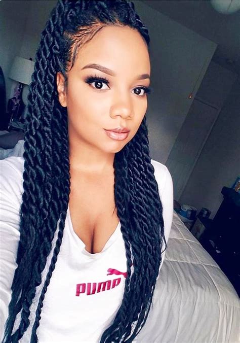Fortunately, you've got to know all the trendy types of braids for natural hair, so you will find the way out of the creative braided maze. Senegalese Twists 😻 Cred: Pinterest | Twist braid ...