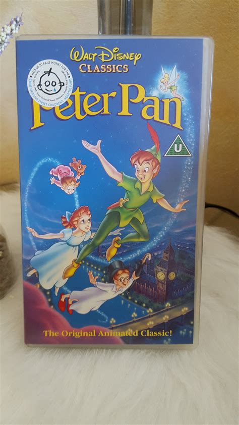 Vhs Cassette Walt Disney Classics Peter Pan Uk Original With Etsy