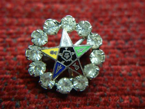 Two Vintage Eastern Star Pins For Your Collection Have A Look