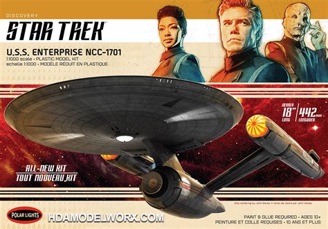Star Trek Uss Enterprise From Discovery 11000 Scale Model Kit By Polar