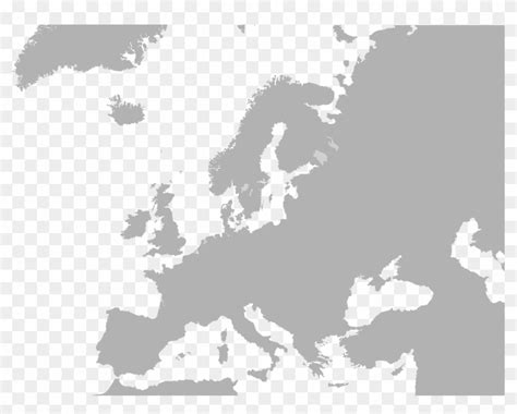 Blank Map Europe No Borders Europe Map No Borders Clipart 3113825