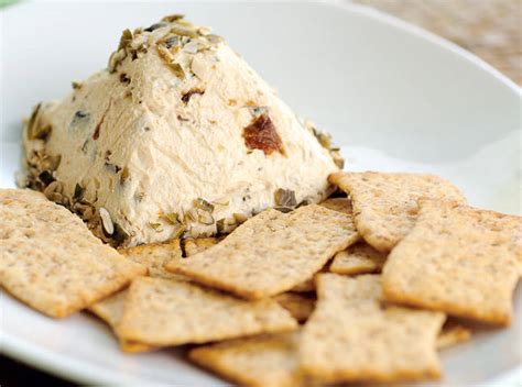 Prune And Pumpkin Seed Cheese Spread