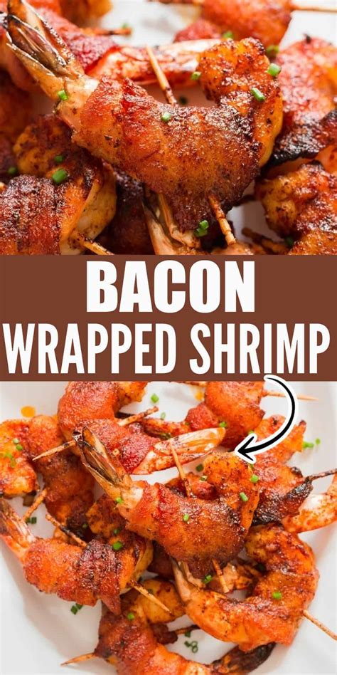 Easy Bacon Wrapped Shrimp Recipe Party Appetizer Currytrail