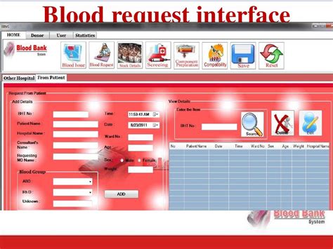 Blood Bank Software Presentation