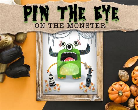 Pin The Eye On The Monster Lockpaperescape