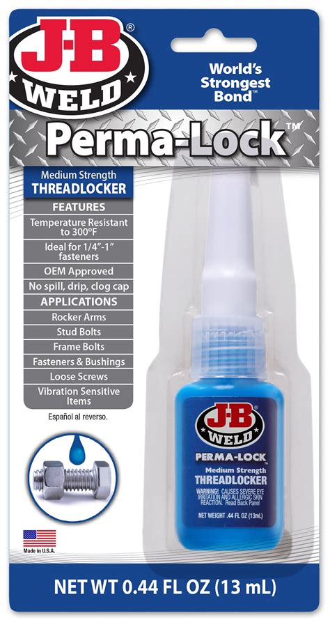 Cincinnati Dowel & Wood Products > JB Weld > Perma-Lock Threadlocker - Blue