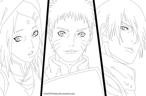 Naruto 700 - Team 7 by KhalilXPirates