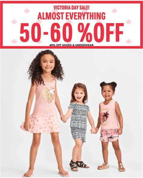 The Childrens Place Canada Victoria Day Online Sale Save 50 60