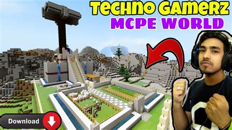 Techno Gamerz Minecraft World Download In 2021 Techno Mcpe World World