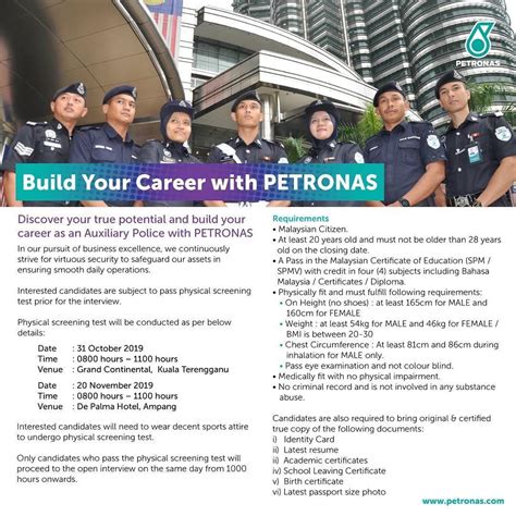 7 orang bermula bekerja : Kerja Kosong | Polis Petronas - KERJA KOSONG MALAYSIA