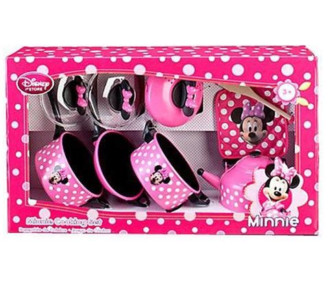 Disney Minnie Mouse Cooking Set Kitchen Play Set Pots And Pan Etsy