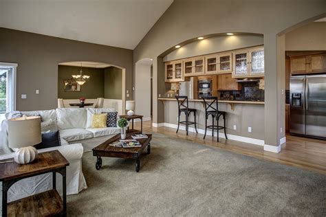 Mom And Dad Love This Semi Open Concept Open Living Room