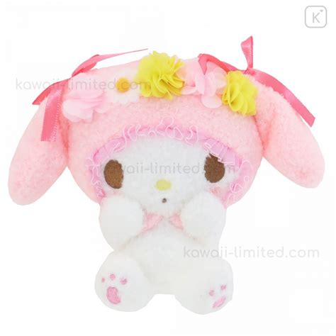 Japan Sanrio Plush Toy My Melody Flower Ribbon Kawaii Limited