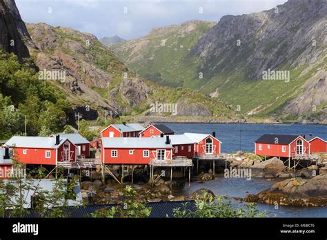 Nusfjord Lofoten Archipelago Nordland Hi Res Stock Photography And