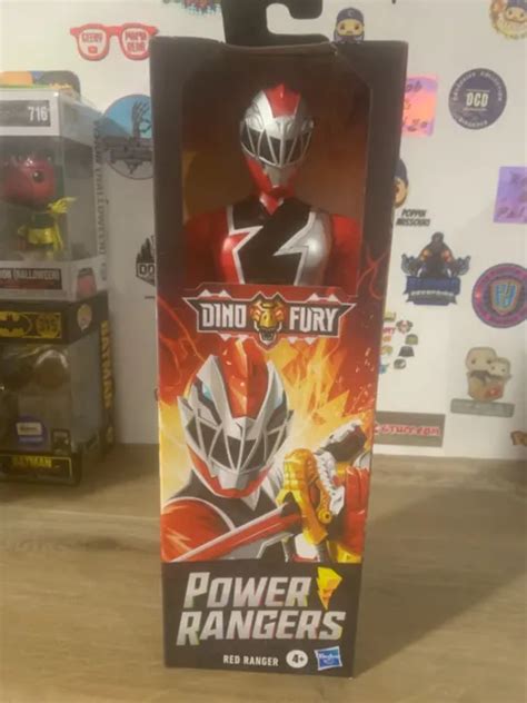 POWER RANGERS DINO Fury Red Ranger 6 Inch Action Figure Key Inside