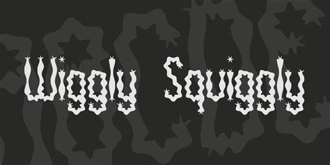 Download Wiggly Squiggly Font