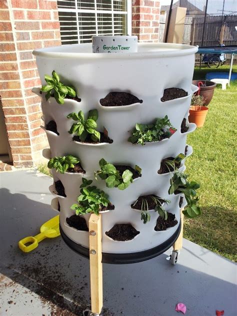 Garden Tower Easiest Way To Grow Veggies Plants Vegetable Garden