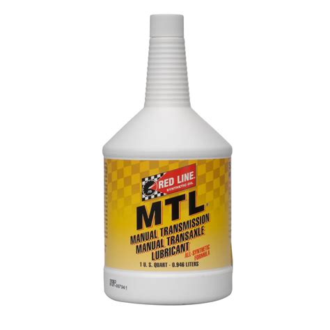 Red Line Synthetic Mtl 70w80 Gl4 Manual Transmission Gear Oil 1 Quart