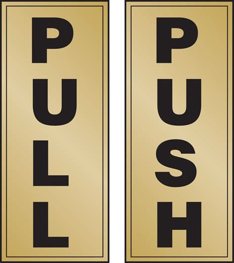Pullpush Safety Label Ladm541