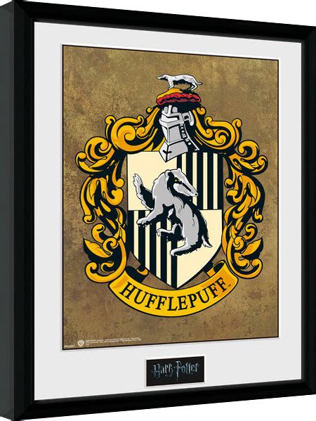 Harry Potter Hufflepuff Framed Poster Buy At Ukposters