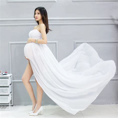 2017 New Fashion Photography Maternity Dress Props Fancy Photo Shoot Pregnancy Women Dress With