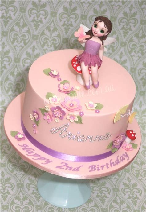 Fairy Birthday Cake Girls Birthday Cake Woodland Birthday Party Hand