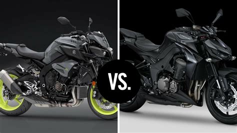 Sorry all you yamaha lovers. Kawasaki Z1000 Vs Yamaha Mt-10 - YouTube