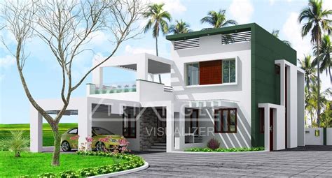 Low Cost Stylish Home Design 2000 Square Feet With 3 Bedrooms Acha Homes