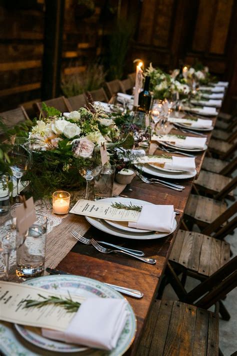 Outdoor table decor is an easy way to complement your patio furniture. 30 Cozy Rustic Wedding Table Décor Ideas - Weddingomania