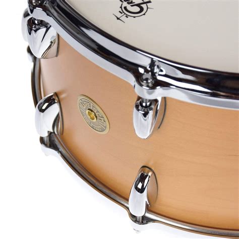 Gretsch 8x14 Usa Custom 10 Lug Snare Drum Millenium Maple Gloss Lacque