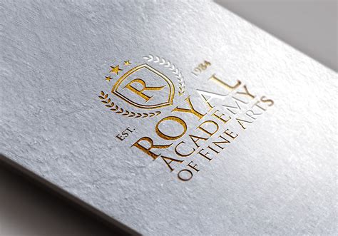 gold foil logo mockup graphicsfuel